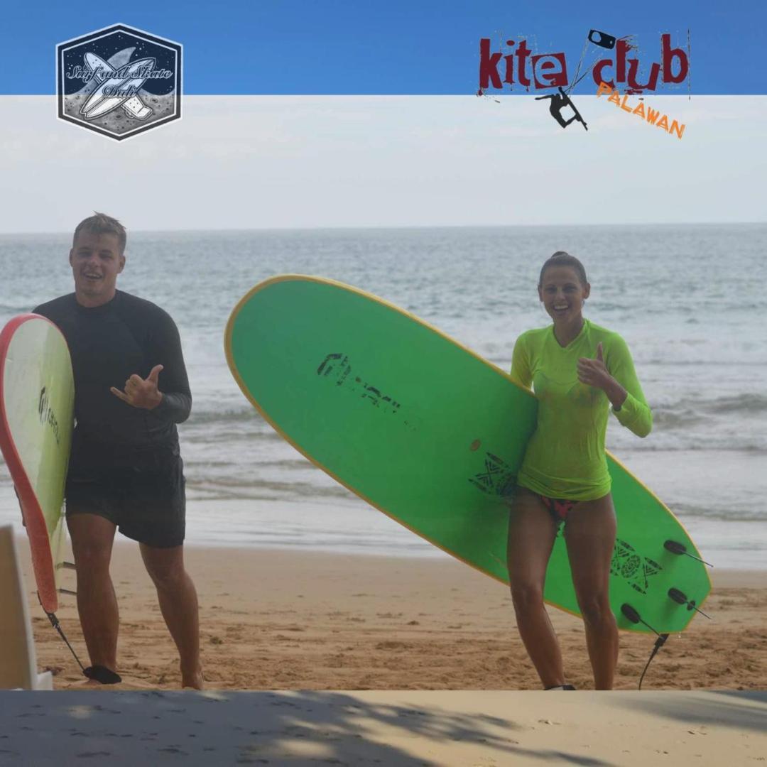 Hostel Surf And Skate Duli El Nido By Kiteclub Palawan Exterior foto