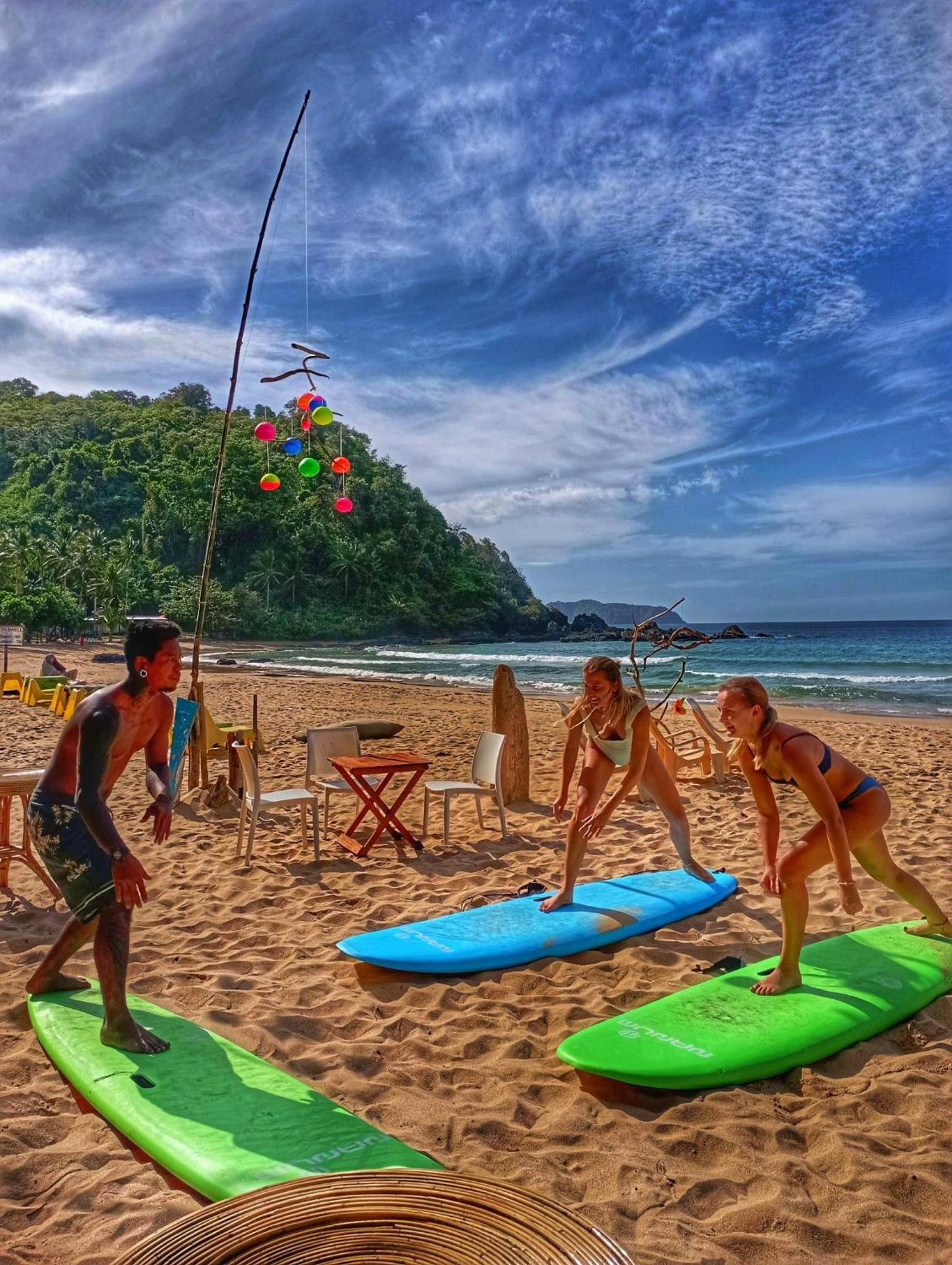 Hostel Surf And Skate Duli El Nido By Kiteclub Palawan Exterior foto